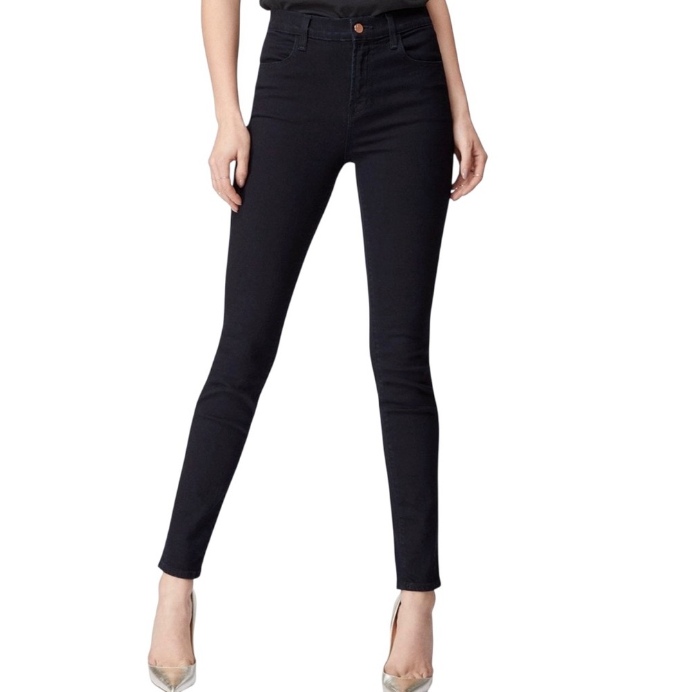 J Brand Black Alana Skinny Jeans High-Rise Stretch